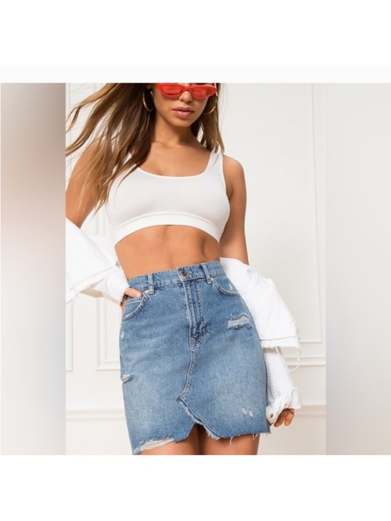 Free People Dresses & Skirts - Free People We The Free Hallie Denim Mini Skirt NWT -30